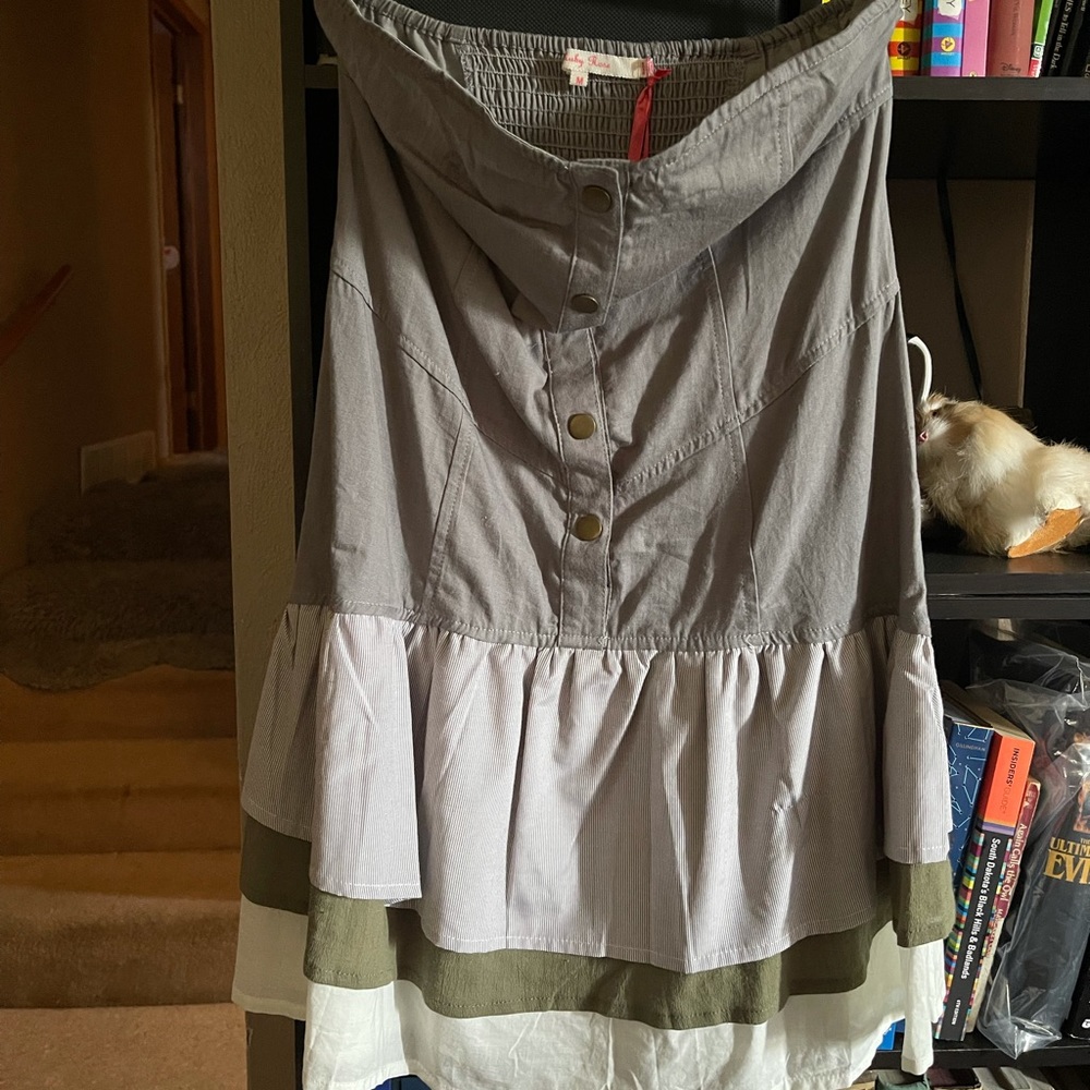 Strapless tube top dress size medium